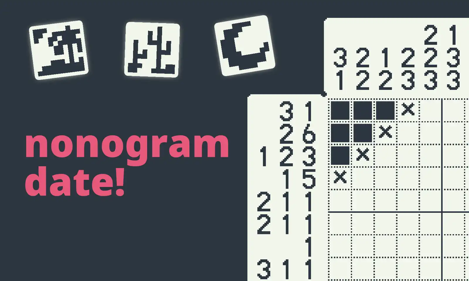 Nonogram Date! banner